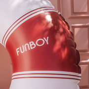 Vintage Tube Float Red